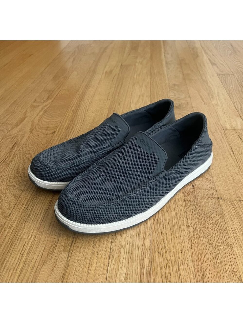 Olukai Kakaha Gray Mesh Slip On Sneakers Men's Size 13